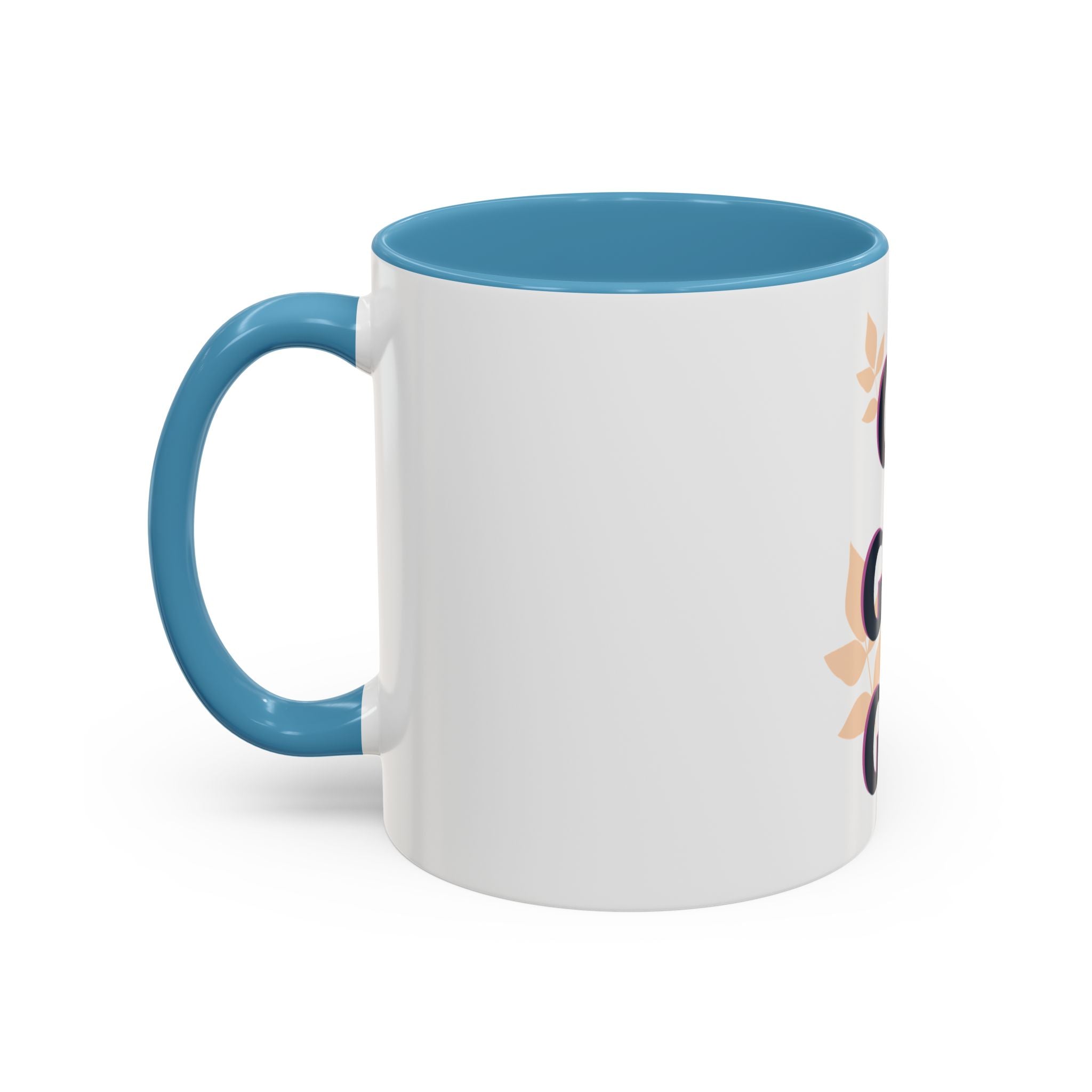 Inspirational Coffee Mug - "Go Girl Go." Feminine Motivational Accent Mug