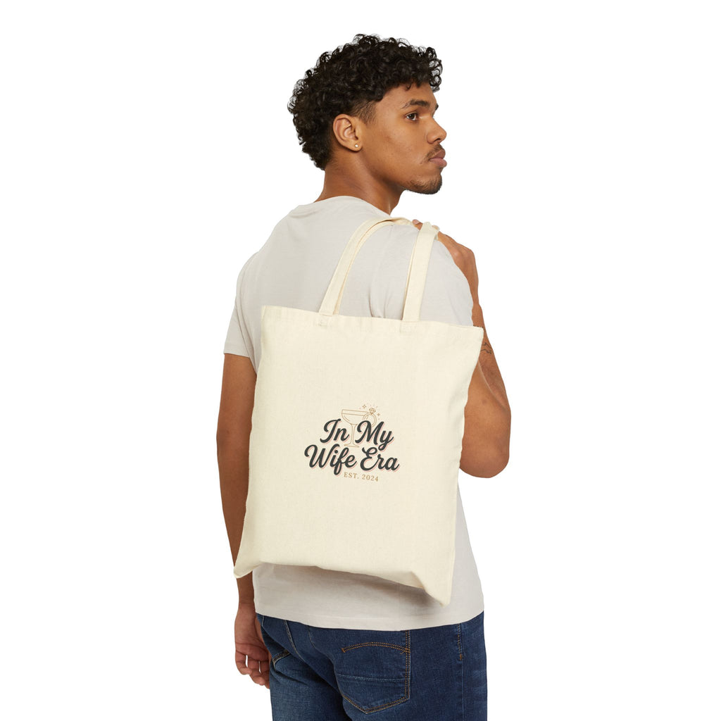 In My Wife Era Tote, wife era, bridal party canvas tote