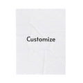 Custom Velveteen Plush Blanket — Personalized Soft Throw for Cozy Gifts